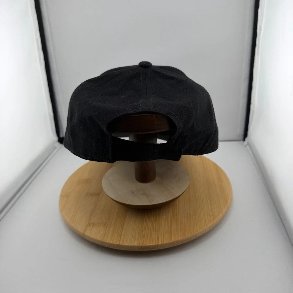 Mack Trucks Hat Black Baseball Cap White Embroidered Bulldog Logo Adjustable